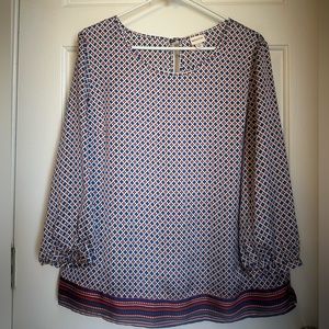 Merona patterned blouse